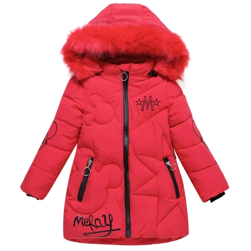 Parka Winterjacke Rot 110 Große Größe Winter Mädchen Jacken Warm