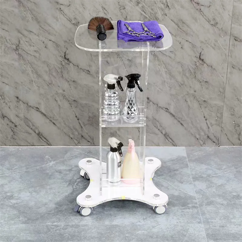 

Современная тележка для парикмахерской, косметическая тележка для спа-салонов, акриловая тележка