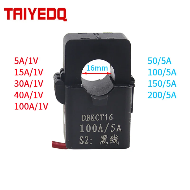 Open Type Split Core Current Transformer 5A/1 15A/1 30A/1 40A/1 100A/1 KCT16 Open Type Small Buckle