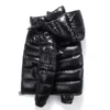 New Glossy Down Jackets Men Jackets Short Winter Hooded Women Thickened Warm-Keeping Cold-Proof Long Sleeve Cardigan Jacket 3