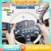 Infant Simulation Shining Steering Wheel Toys Education Lights Sound Copilots Stroller Steering Wheel Children's Vocal Toys Game 1