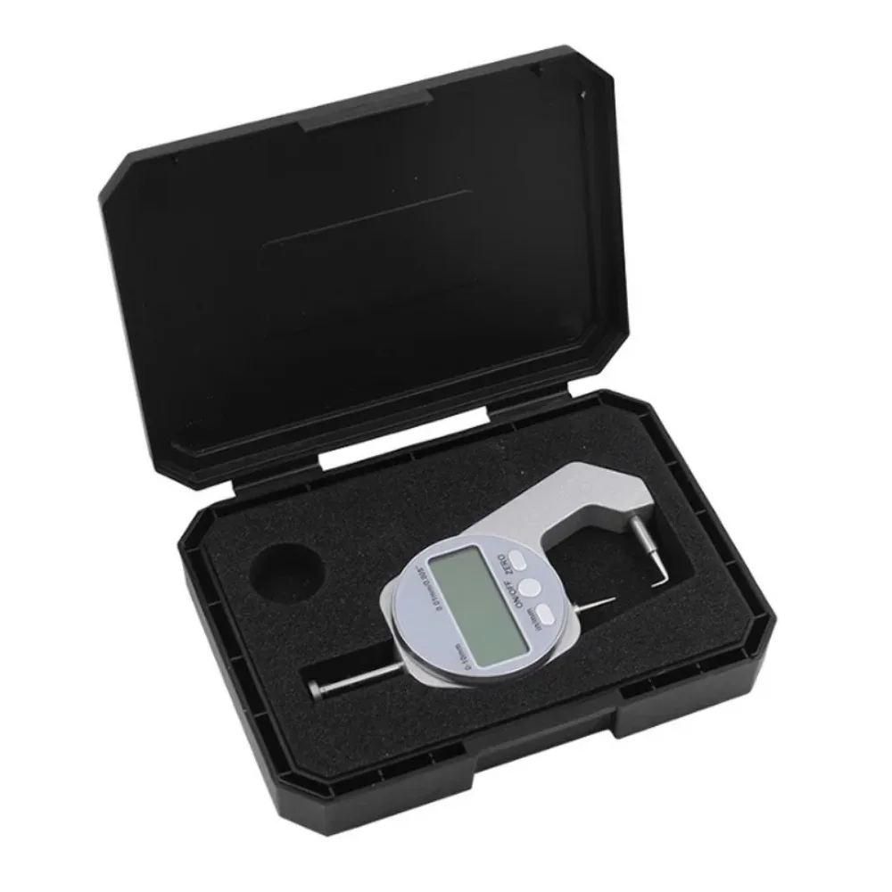 Precision Electronic Thickness Gauge - Digital Micrometer for Paper, Cloth, and Thin Metal - 0.01mm Accuracy