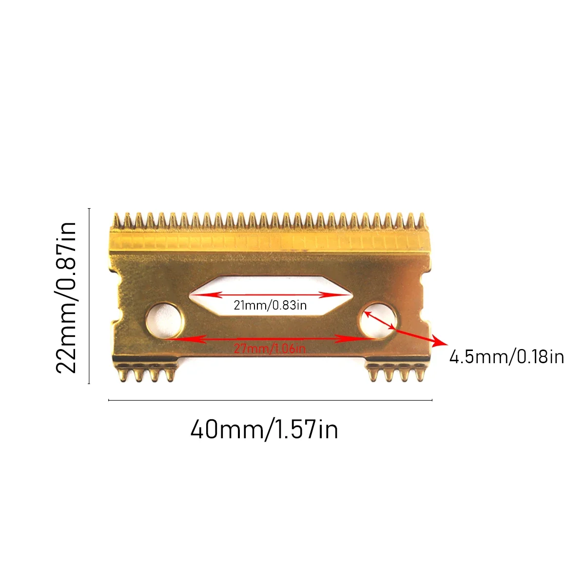 Replacement DLC Professional Hair Clipper Accessories Blade Ultra Thin Blade Trimmer for Madeshow/WAHL/MRD/Gamma/SC/JRLKM-90-4 hair trimmer hair clipper