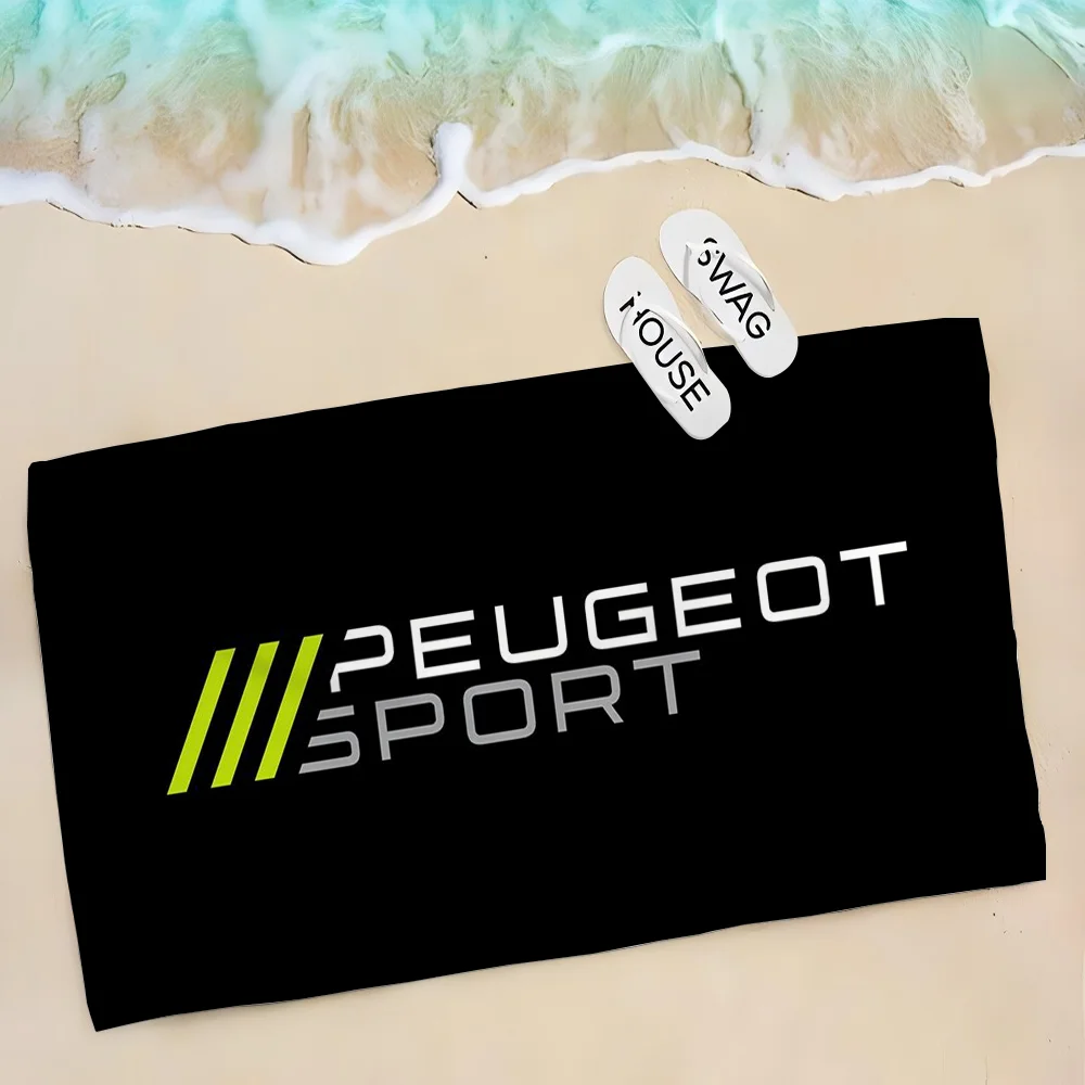 1pc Peugeots Sport Towel Children's Beach Towel Summer Swimming Shower Towel Bathroom Supplies 4