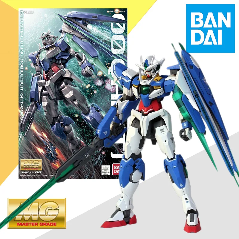 

Bandai 1/100 MG Master Grade GUNDAM 00 QAN[T] Model Kit Assembly Anime Action Figure Assembly Model Toy Gift for KID