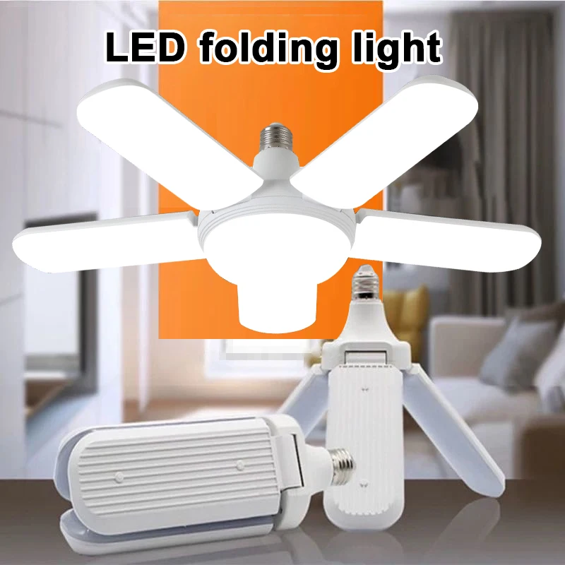 E27 Bulb LED Indoor Lighting Bulb Fan Leaf Super Bright Home Decoration Living Room Styling Light Ceiling Light Led E27 Bulb