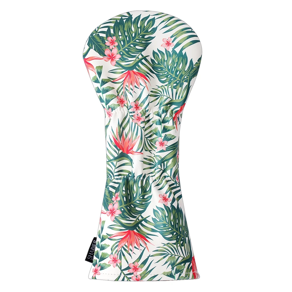 Hawaiian PU Leather Golf Headcover Set 4