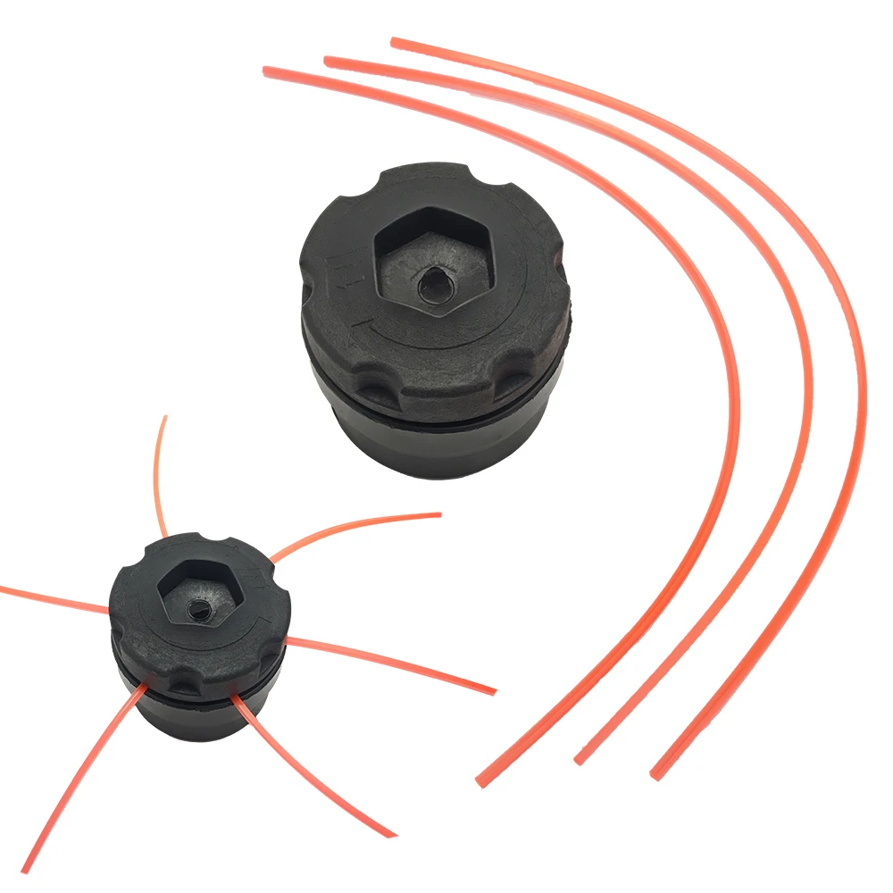 Grass Trimmer Head Universal Plastic Strimmer Head Quick Installation of Portable Line Trimmer for Brush Cutter