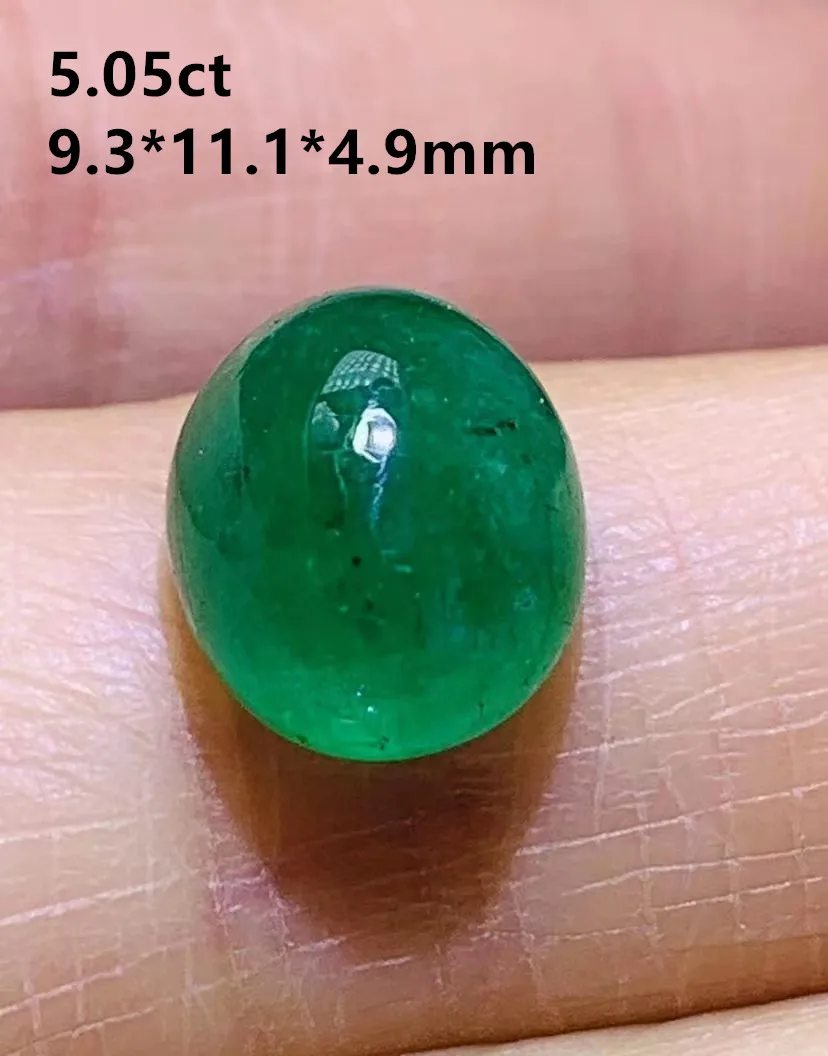 1pcs/lot natural boutique oval emerald pendant ring face bare stone can be inlaid ring pendant necklace etc