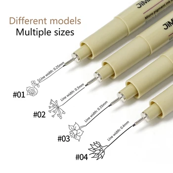 ★ ▲ Penna per Nail Art con Effetto Graffiti, Penna Gel per Disegno Impermeabile, Penna per Dettagli e Schizzi, Strumenti per Design Unghie