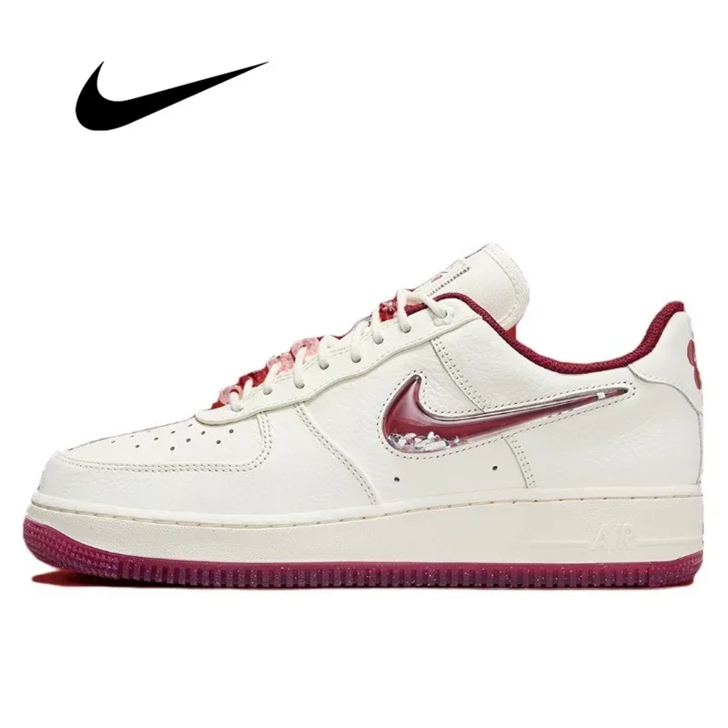 thumbnail image 1 of Zapatillas de skate Nike Air Force 1 Low Retro para hombre y mujer, clásicas, negras, informales, cómodas, Af1, 1 of 5