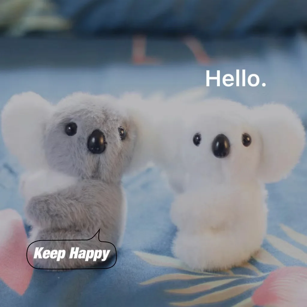 Carino Kola Portachiavi Portachiavi Peluche Koala Orso Donne Gioielli Fai Da Te Peluche Orso Borsa Accessori Appesi Bambola Portachiavi Per Bambini