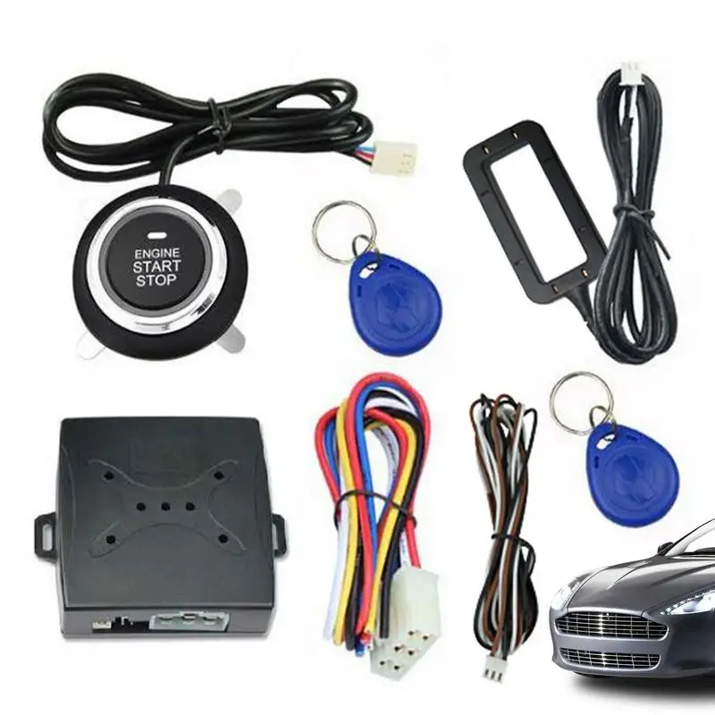 

Alarm System For Car Security Vehicle Car Alarm Keyless Entry Start System Anti-Theft Alarm Bike Motorcycle Universal Car Kit