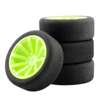 12mm Hex RC Racing Cars Accessories 4Pcs Set Racing Foam Tire Wheel Rim Set For HSP HPI 1/10 On-road RC Car - Image 6
