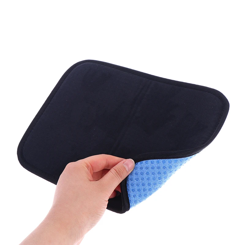 Asciugamano per palle da bowling 25x20CM, antiscivolo, in poliestere, per interni ed esterni, riutilizzabile, per la pulizia e la rimozione della polvere, attrezzatura per palle sportive - immagine 5