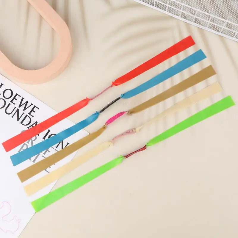 مجموعة من 10 مقلاع صيد قوية مع أربطة مطاطية مسطحة...