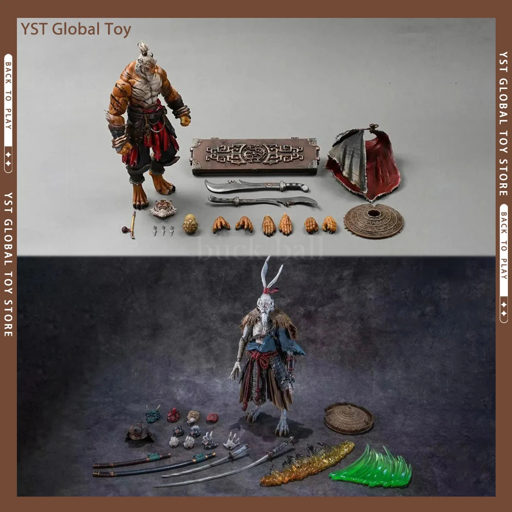 

19cm Furay Planet Action Figures 1/12 MU-FP004 Sword Master Fury Toys PVC Model Full Set Rabbit Figurine Collectible Toys Gift