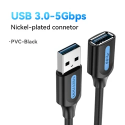 Vention High-Speed USB Extension Cable - 0.5m (5Gbps-Nickel Plated)