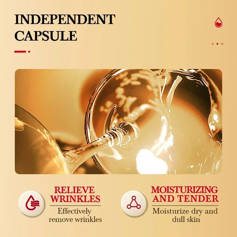25pcs Placenta Capsules Serum Spot Acne Remover Whitening Face Serum Anti-Wrinkle Firming Brighten Skin Care Cosmetics Essence 3