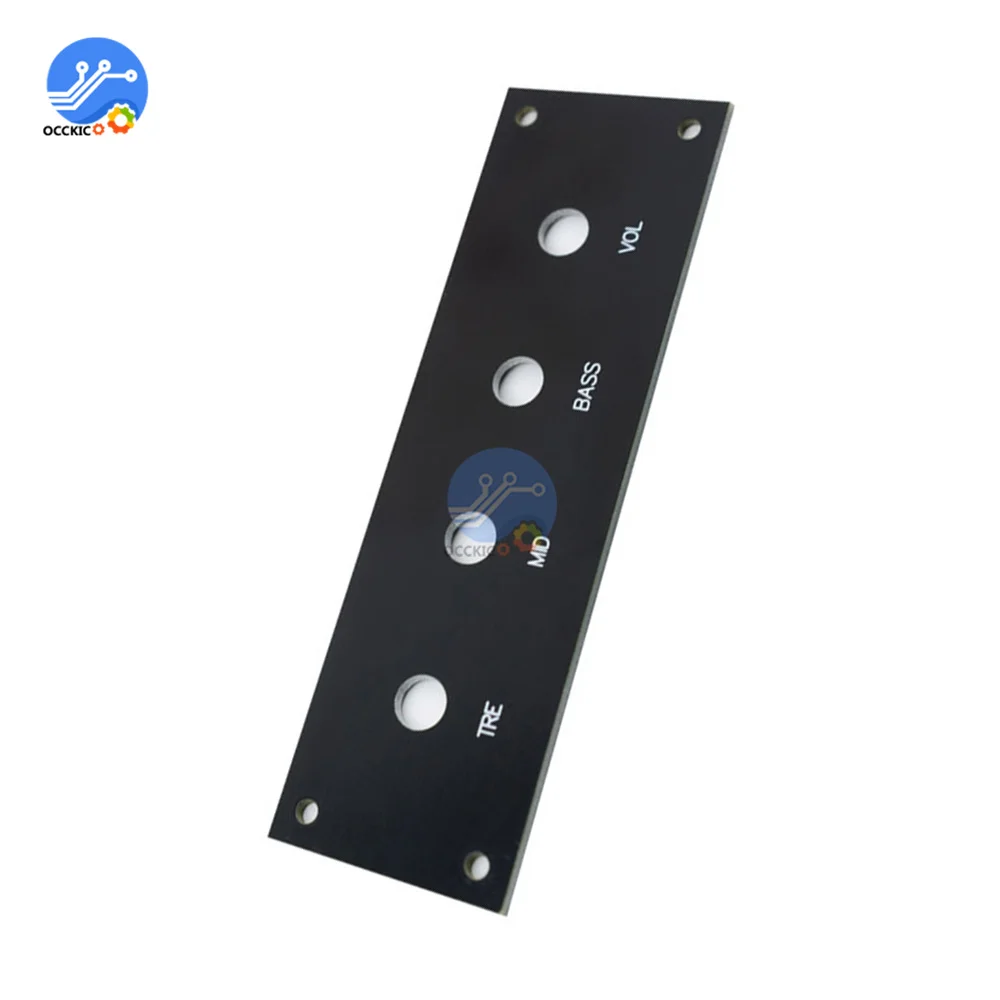 Cable Adapter 11.9x3.6cm RCA Terminal Wall Panel Plate Input Phono Chassis Socket Audio Adapter for NE5532 Active Tone Board Companion Panel