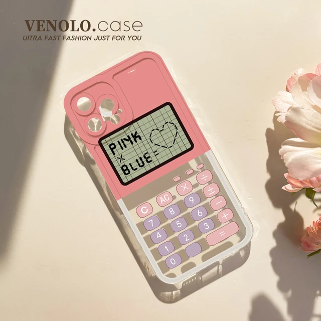 Calcolatrice rosa T188 per OPPO Reno 7 6 5 4 3 Pro Plus SE Lite 2 2F 2Z 4G  5G Reno ACE2 custodia morbida TPU fai da te - AliExpress