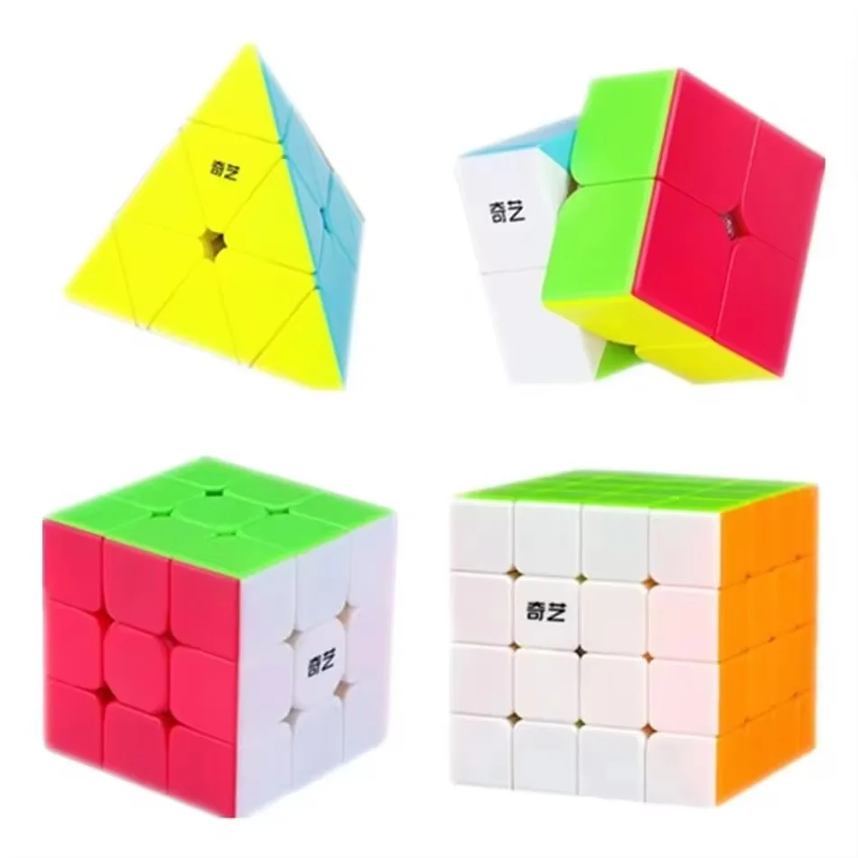 Qiyi Magic Cube 2x2 3x3 4x4 5x5 6x6 Black Stickers thumbnail 7