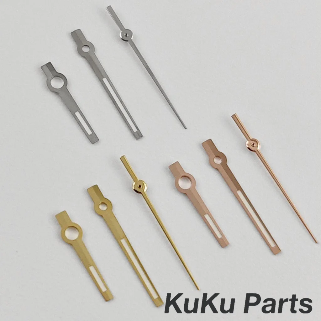 녹색 야광 NH35 핸즈 로즈 골드 레드 실버 골드 시계 바늘 (NH34 NH35 NH36 NH38 NH70 시계용) 포인터 로그 시계 바늘