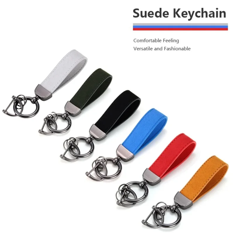 

Suede Car Key Chain Keyring For Audi BMW Mercedes Benz Ford Honda Kia Lexus Nissan Toyota Mazda VW Volkswagen Volvo Key Rings