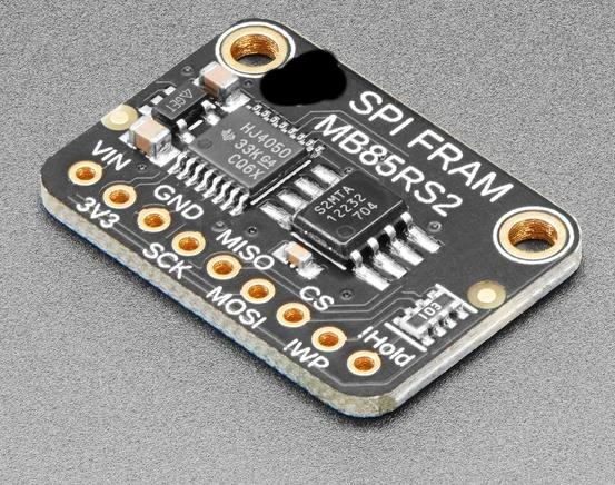 4719 4718 SPI Non-Volatile FRAM Breakout - 2 Mbit / 256 KBytes - MB85RS2MTA 4 Mbit / 512 KBytes - MB85RS4MT 1