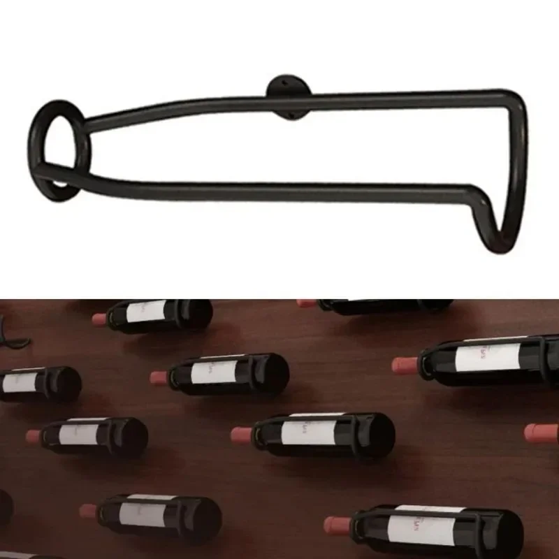 European Style Wall-Mounted Decorative Red Wine Display Rack