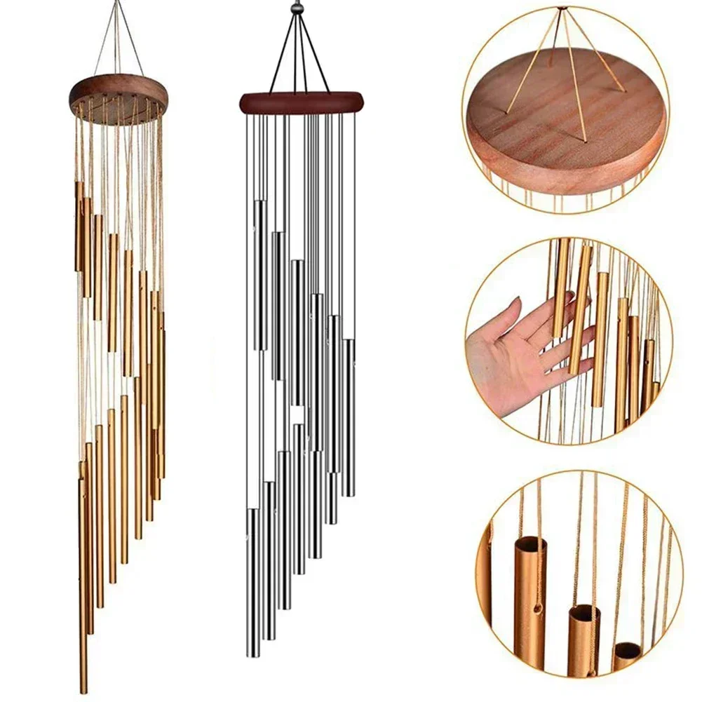 Handcrafted Aluminum Wind Chimes for Outside Bells Home Patio Garden Wedding Party Memorial Decor Gifts outdoor wind chimes