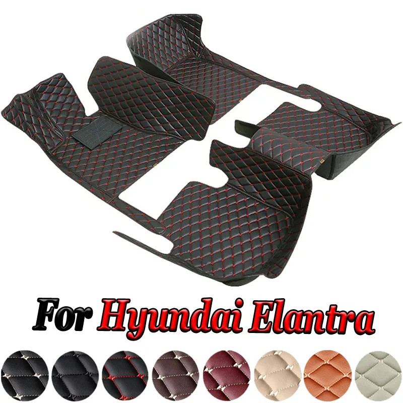 

Автомобильные коврики для Hyundai Elantra 2023 2022 2021, коврики для ног, аксессуары, внутренние части, водонепроницаемые коврики
