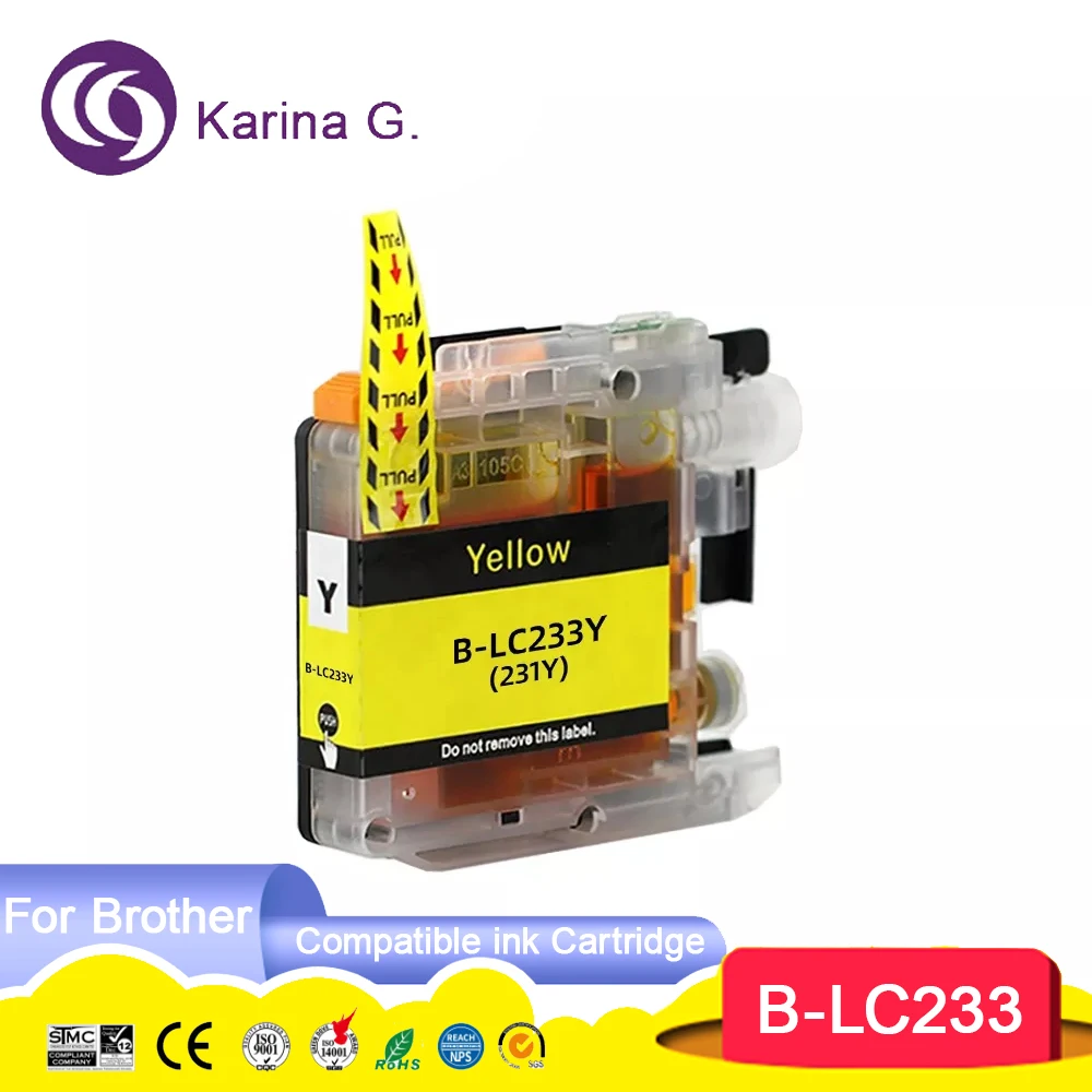 LC233 LC 233 231 LC231 Premium Color Compatible Ink Cartridge for MFC-J5720/J41