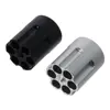 Soccer Pen Holder Creative Gun Cylinder Shaped Multifunctional Metal Storage Box Portable Pencil Stand Painting Brush Pen Hole 5
