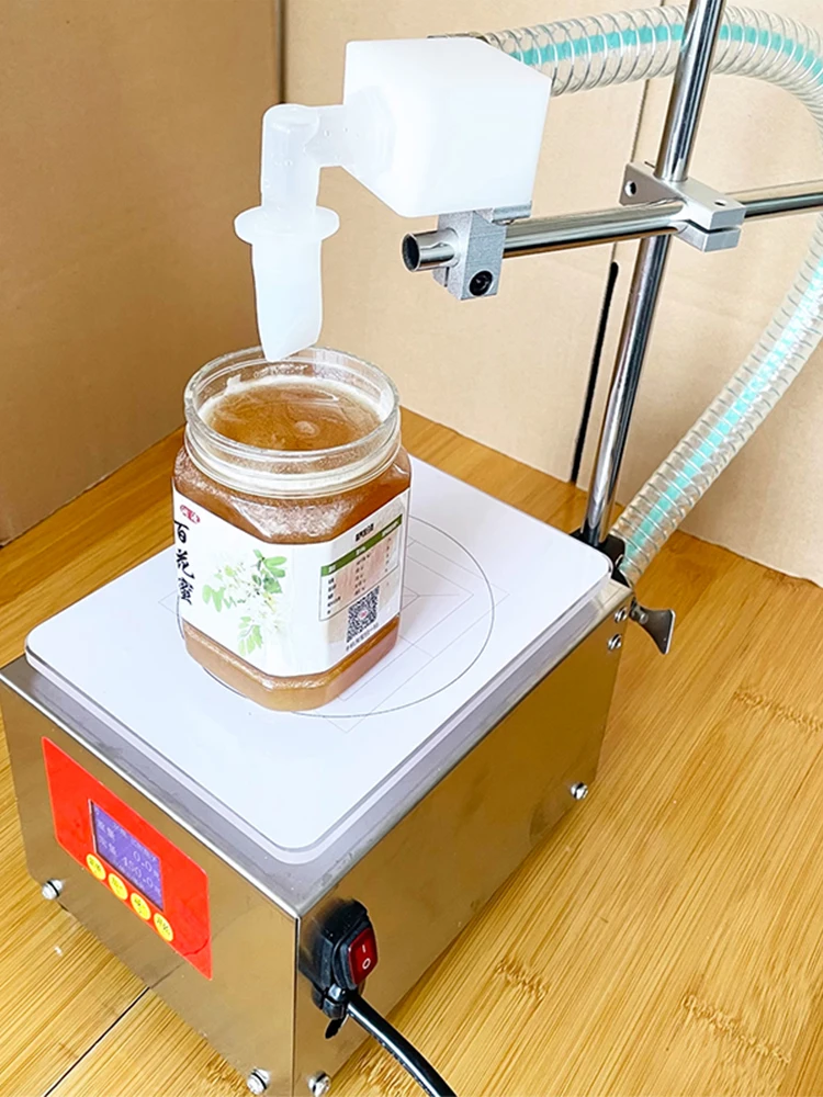 5KG Smart Honey Filling Machine 2025 New Commercial Gear Pump Driving Input Hone