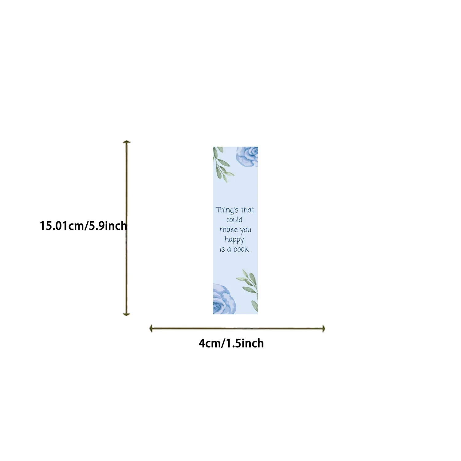 30PCS Reading Bookmarks Simple Literary Pages Book Annotated Notebook Pages Clip Students Creative Gifts with Paper Cards