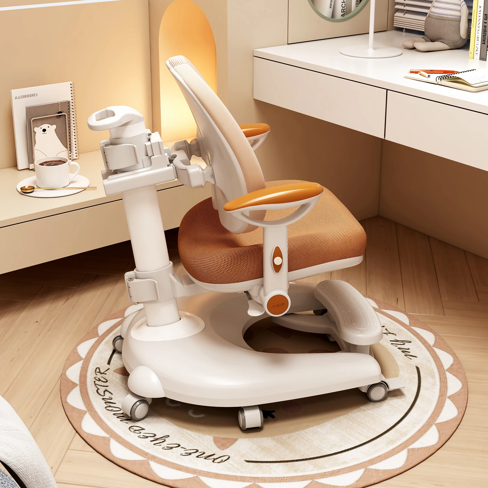 Children's Rocking Chair Comfy Chairs Kid Ride Saddle Desk Chair Children Sedia Per Bambini Gamer Kids Child Must Wheels