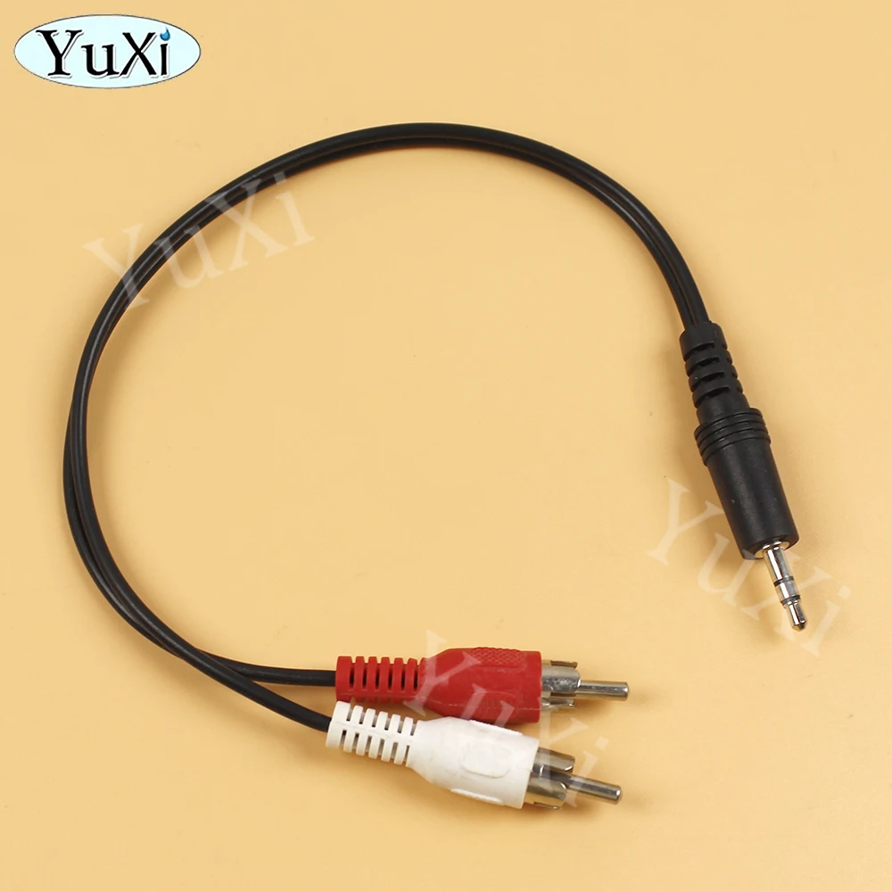Male Female RCA Splitter 1m Jack Aux To RCA Audio