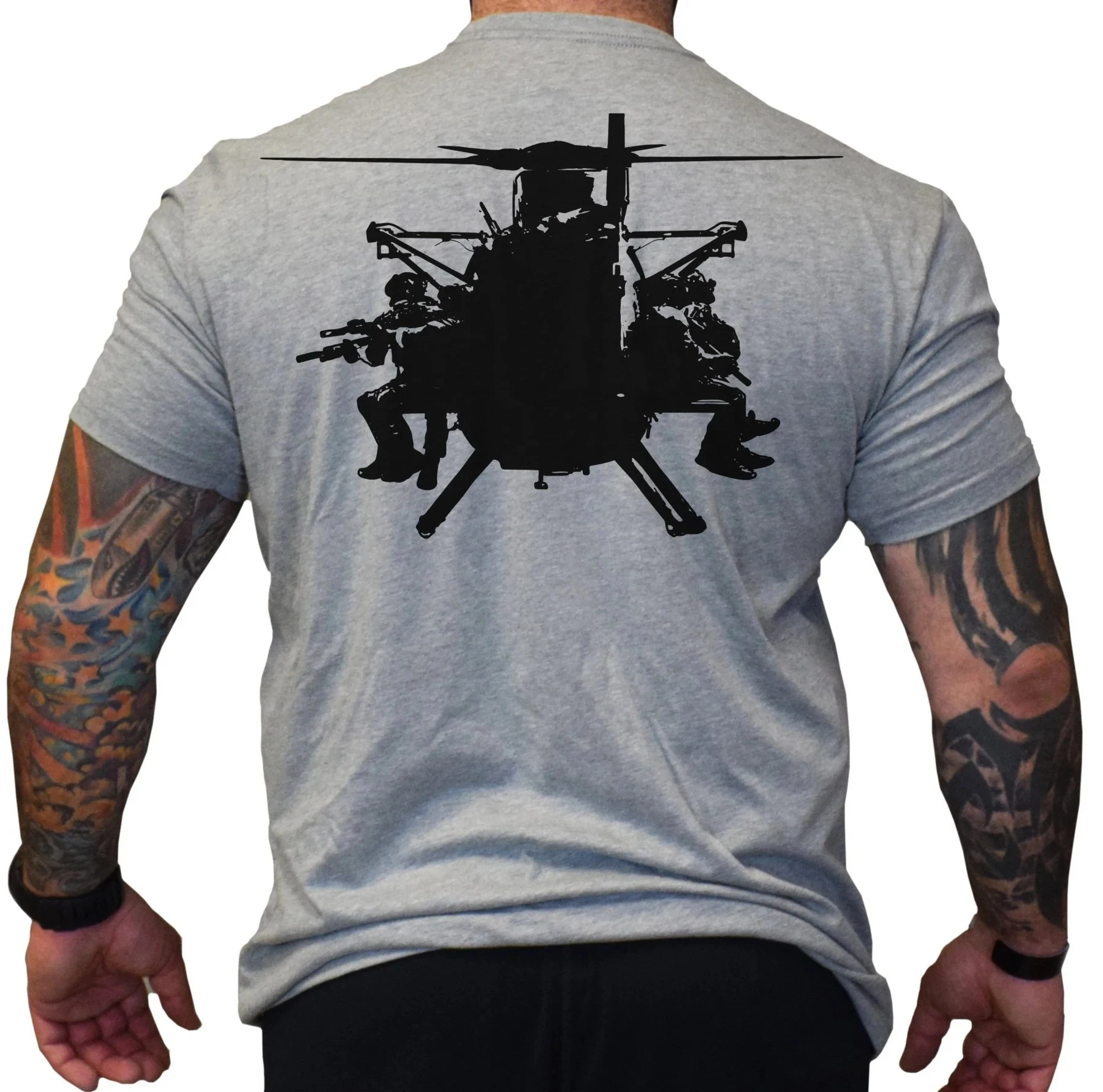 미 육군 Night Stalkers 160th SOAR Little Bird 헬리콥터 티셔츠 100% 코튼 오목 반팔 여름 캐주얼 남성 티셔츠