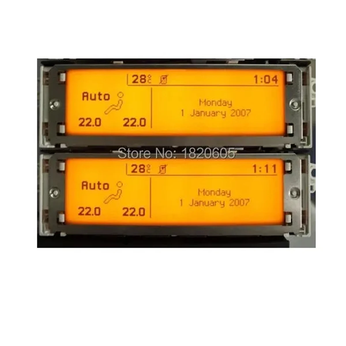 Supporto Schermo Originale Usb Dual-Zone Air Bluetooth Display Monitor Giallo 12 Pin Per Peugeot 307 407 408 Per Citroen C4 C5