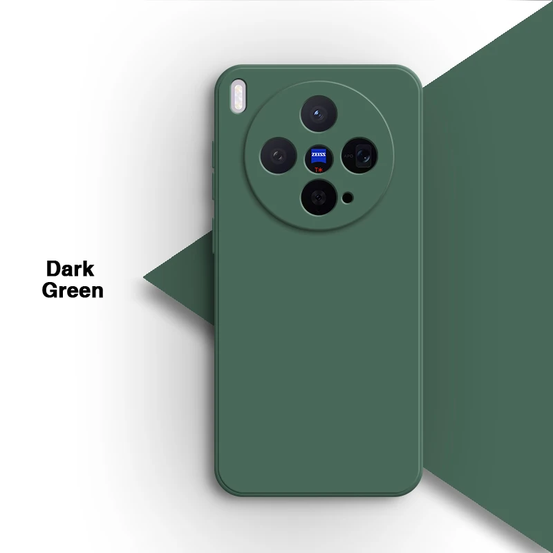 Premium Liquid Silicone Phone Case with Camera Protection - Soft, Fashionable Luxury Back Cover