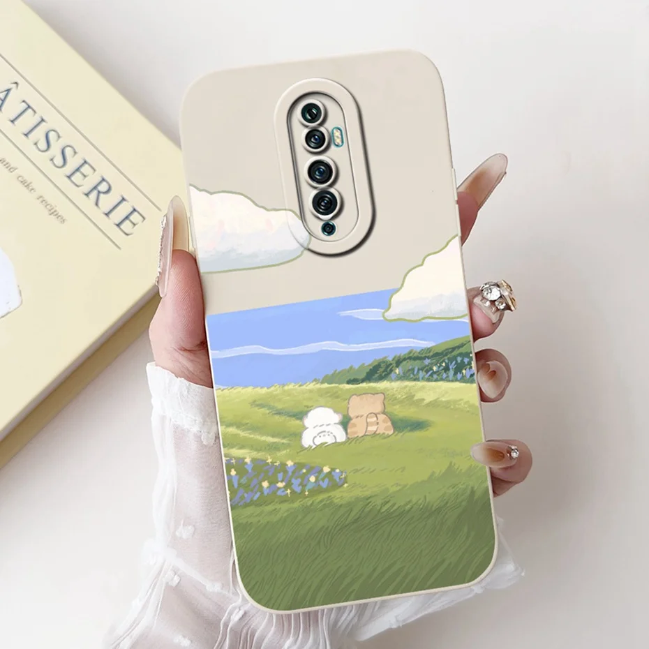 Cute Cartoon Soft Silicone Lens Protective Phone Case