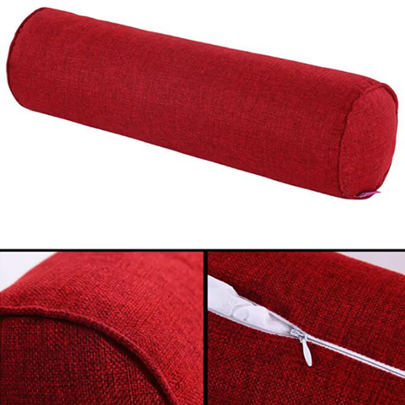 Cotton Linen Cylindrical Pillow Case Image 8