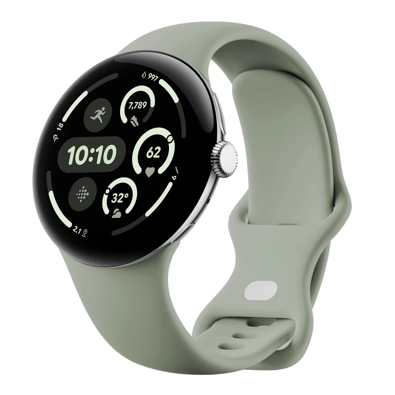 Sport Silicone Strap for Smartwatch - 45mm Wristband Accessory Bracelet