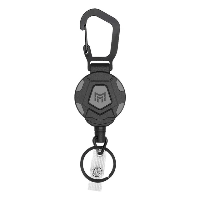 Retractable Keychain With Clip Lanyard, Round Keychain Lanyard