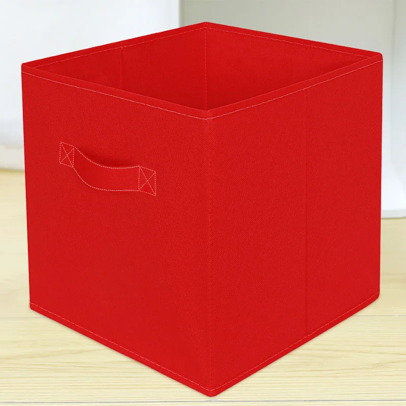 Amazon uncovered fabric storage box, foldable storage box, home wardrobe storage box, clothing and toy organizing box 6