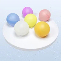 New Reusable Water Balloons Refillable Water Balloon Quick Fill Self Sealing Water Bomb Splash Balls for Kids Swimming Pool 2
