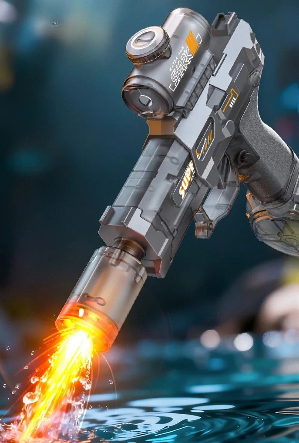 Electric Water Gun With Linkage And Shell Ejection For Kids_voghion.com