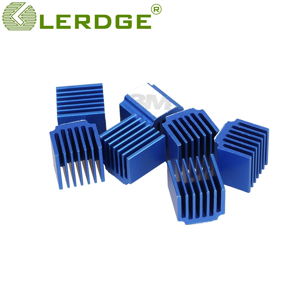 LERDGE Stepper Motor Driver Heat sinks Cooling Block Heatsink for TMC2100 LV8729 DRV8825 Drive Module 3D Printer Parts 4pcs/lot