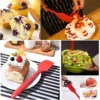 5/10/15/20PCS Random Color Silicone Spatulas Cream Spatula Cake Cream Scraper Baking Cake Tool Heat-resistant Seamless Scraper 2